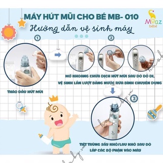 Máy Hút Mũi Thông Minh Moaz Bebe MB-010