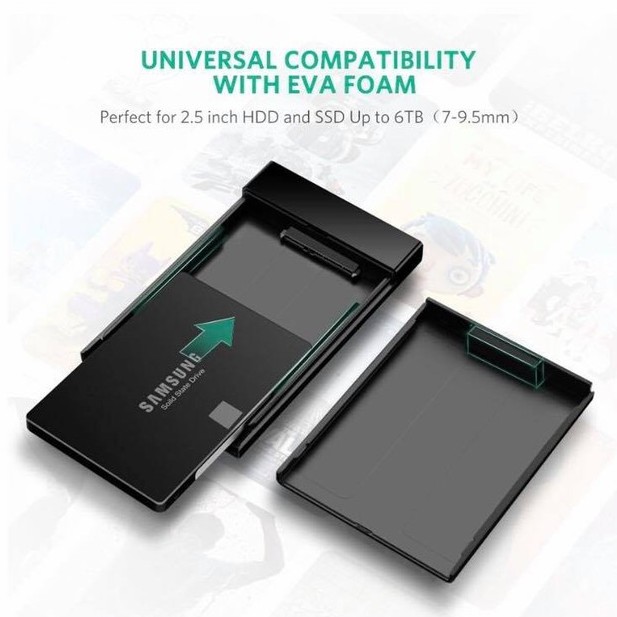 Hộp đựng ổ cứng 2.5 Dây Rời Ugreen (30848) | BigBuy360 - bigbuy360.vn