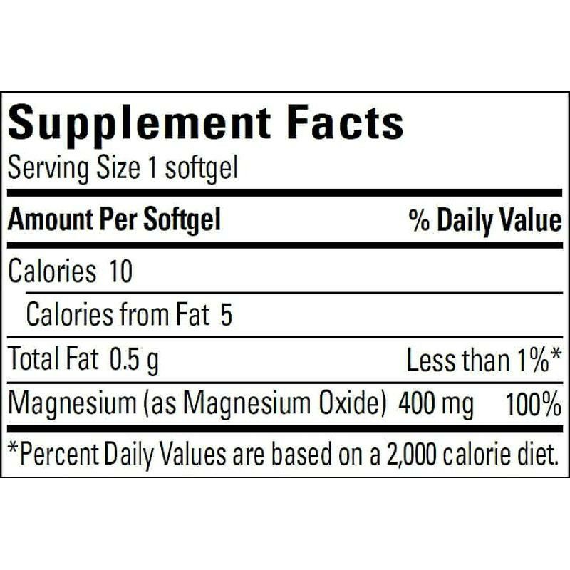 [12/2024] Viên bổ sung Magiê Nature Made Magnesium 400mg 180v