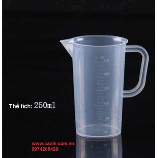 Ca nhựa 250ml chia vạch