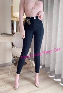 Quần jeans giấy cạp cao ( còn 5c màu trắng sz L xả lỗ)