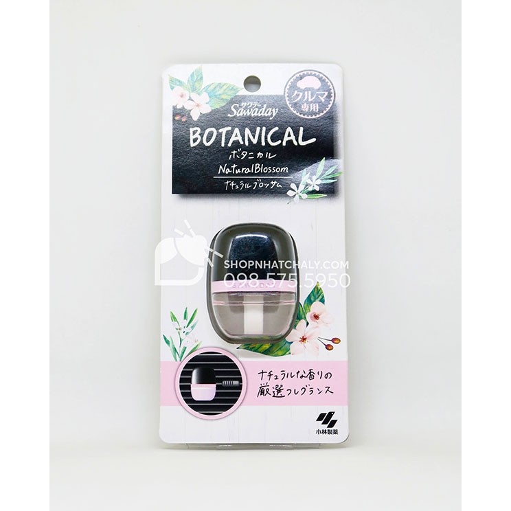 Nước hoa ô tô cao cấp Sawaday Parfum Nhật. 3 mùi hương thảo mộc Botanical mẫu mới vừa về. Xách tay Nhật chính hãng