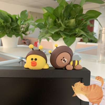 LINE FRIENDS đồ trang trí ô tô dễ thương sáng tạo phụ kiện nội thất ô tô