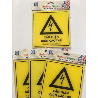BIỂN BÁO - CẨN THẬN ĐIỆN CAO THẾ