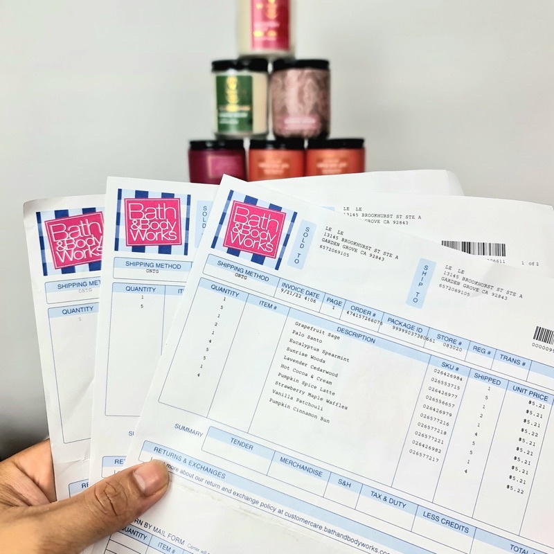 Nến thơm BBW -  Bath and body works 1 Bấc - Top 10 mùi hương HOT nhất