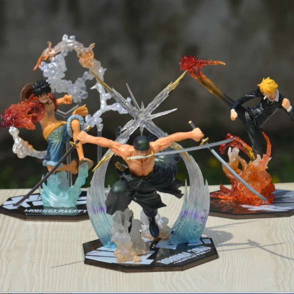 Mô Hình Luffy Zoro Sanji Ace One Piece cao 18cm cực chất tùy chọn mẫu