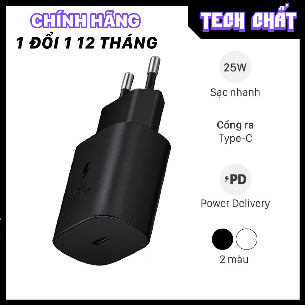 Củ sạc nhanh PD 25W type C CHÍNH HÃNG cho android và iP EP-TA800N Power Delivery tech chất