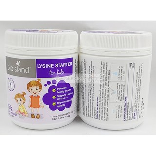 Bột tăng cân và chiều cao Lysine Bio Island (150g) (từ 7 tháng tuổi)