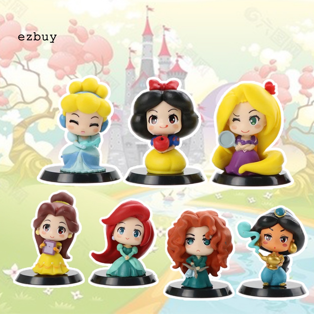 [EY] Tượng Công Chúa Bạch Tuyết / Nàng Tiên Cá Bằng PVC Dễ Lau Chùi Trang Trí