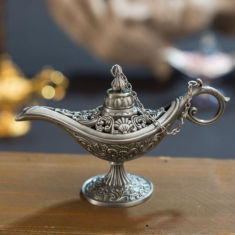 JANE Đèn Thần Aladdin Bằng Hợp Kim Kẽm Phong Cách Retro