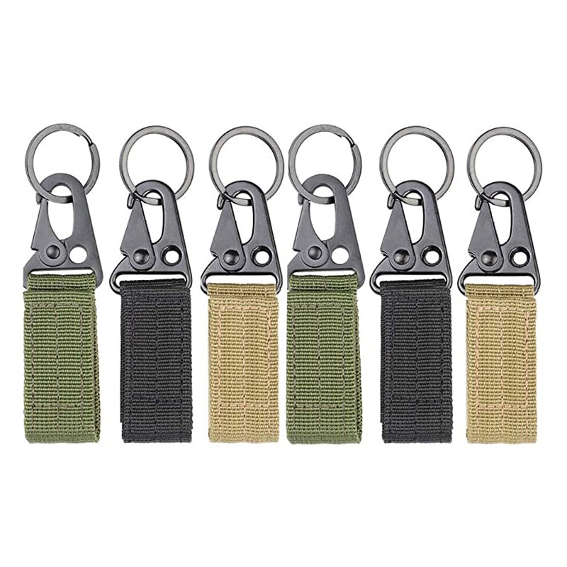 Móc khóa dây đai nylon chịu lực cao dùng cho cắm trại/leo núi