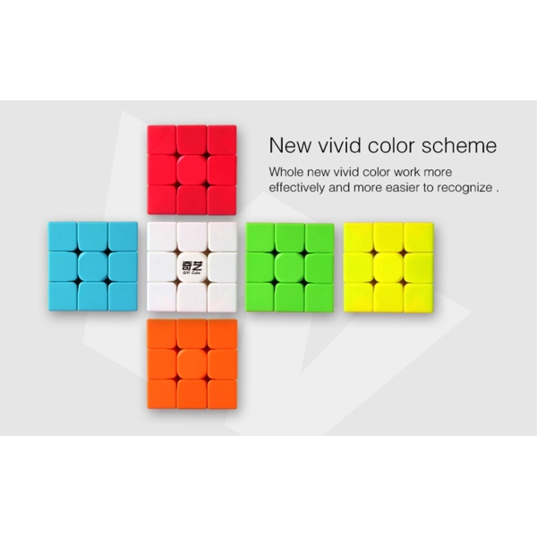 Cục rubik xếp hình 3x3 phát triển trí não cho trẻ