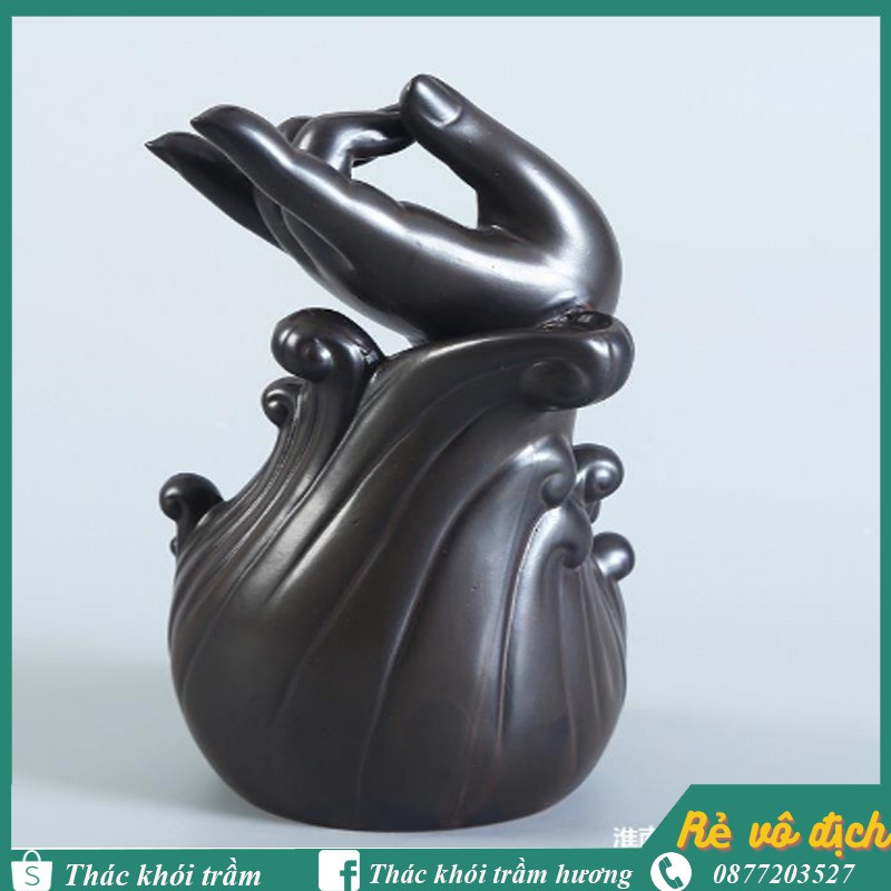 Thác khói trầm hương PHẬT BÀ QUAN ÂM ( TẶNG TRẦM), thác khói chảy ngược tặng 5 nụ trầm loại 1 | BigBuy360 - bigbuy360.vn