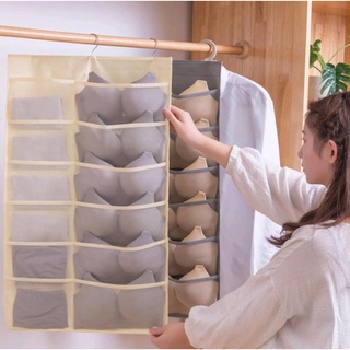Túi treo đồ lót,treo tất vớ 2 mặt 30 ngăn