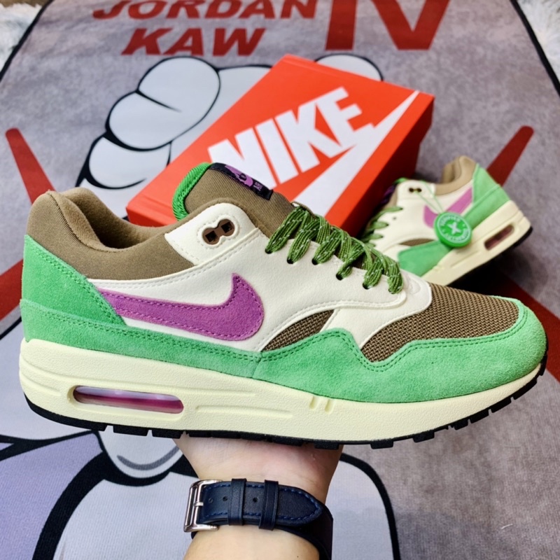 Giày thể thao sneaker air max 1 treeline 2022 mẫu độc hàng SC