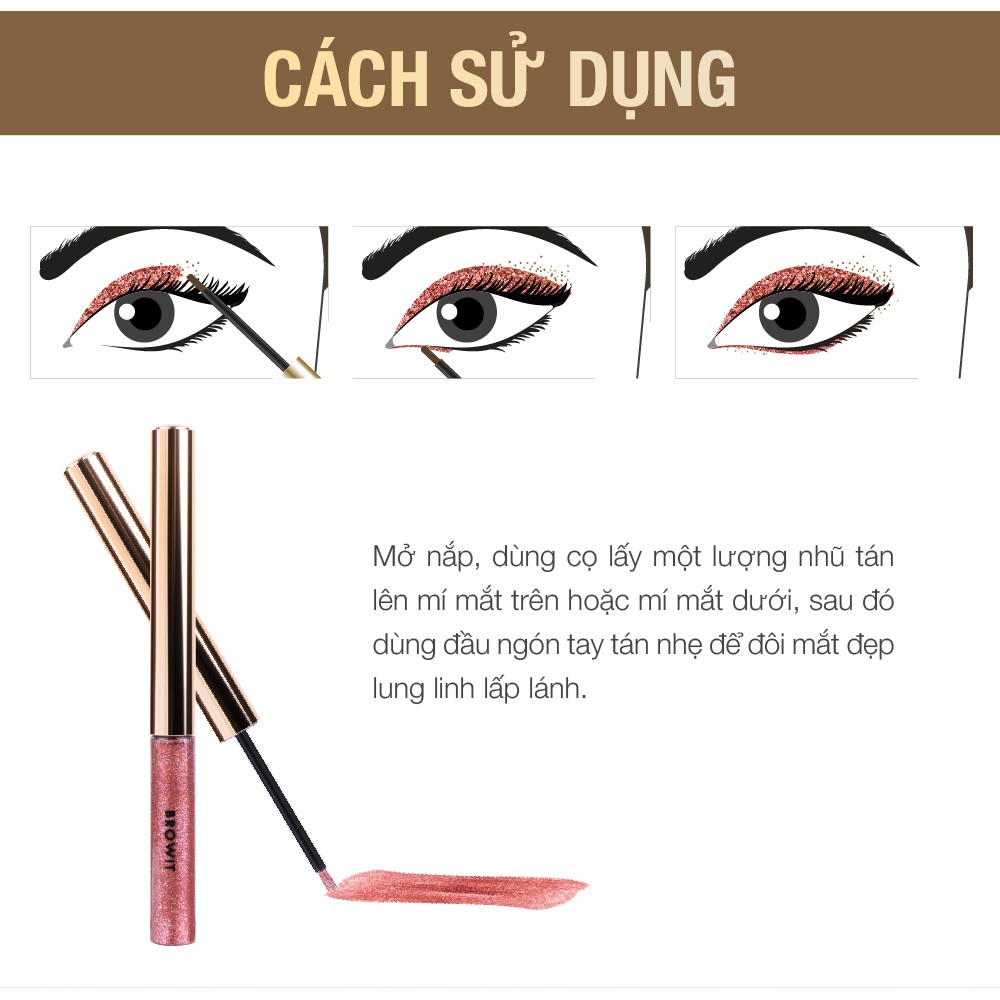 Nhũ mắt Browit Glit & Glow Eyeglitter 3g | BigBuy360 - bigbuy360.vn