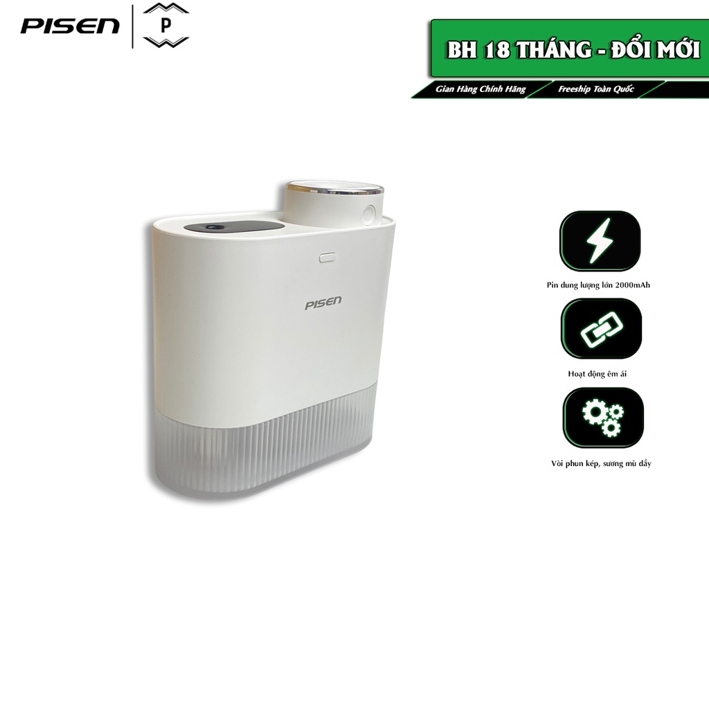 Máy tạo ẩm phun tia kép Pisen HJ-JSQ02 - Hàng chính hãng