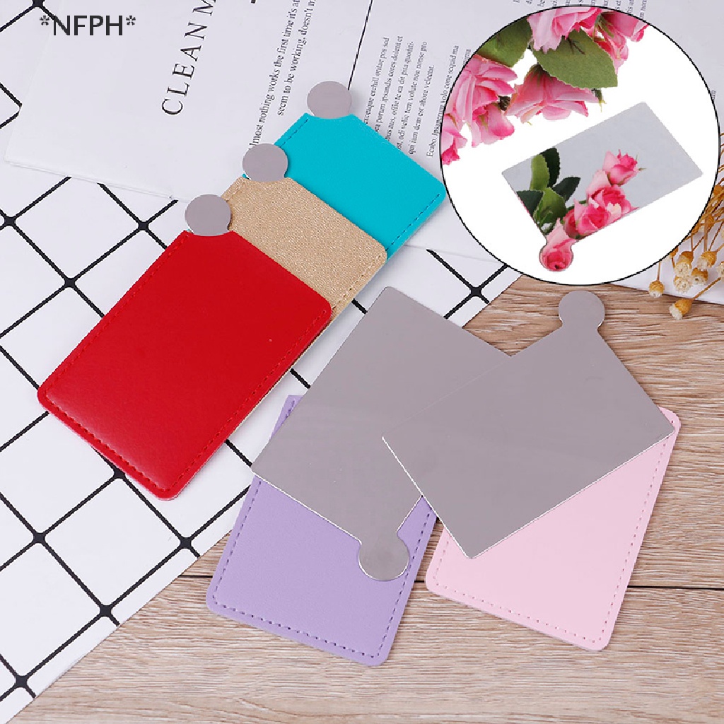 Gương Trang Điểm Nnf Bằng Thép Không Gỉ Bỏ Túi Tiện Dụng