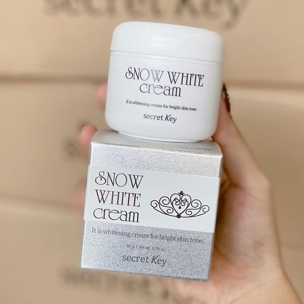 Kem dưỡng trắng da 4 trong 1 Secret Key Snow White Cream 50g Secret Key Chính Hãng - Miss Xinh