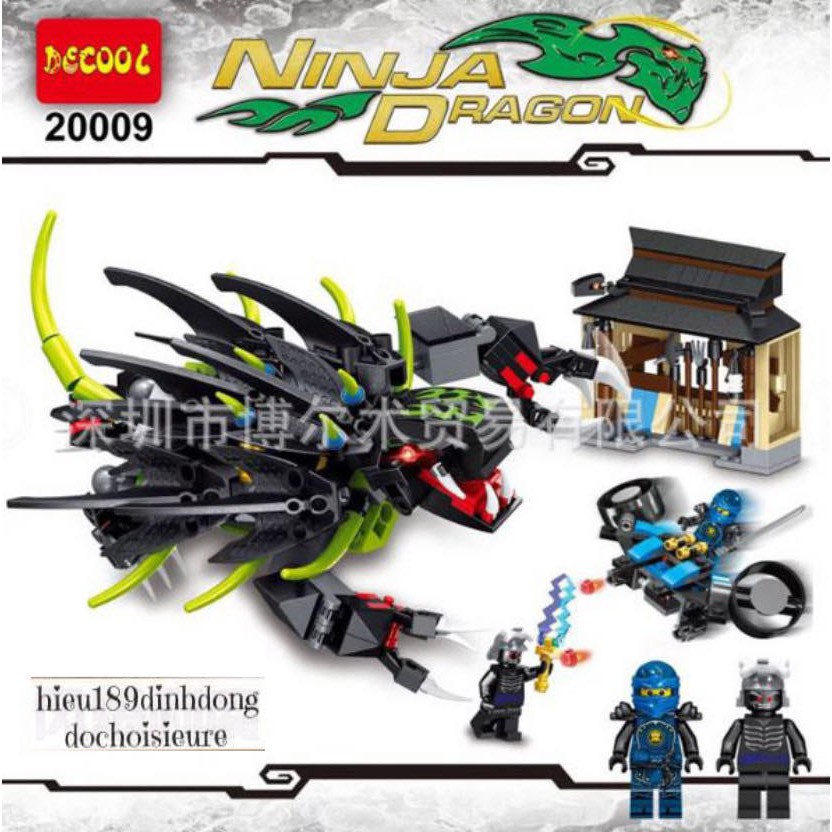 Lắp ráp xếp hình not Lego Ninjago Movie Hurricane Dumo, decool 20009 : Bão Dumo 387 khối