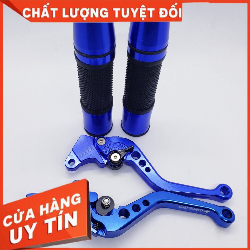 [COMBO] bao tay rizoma gù xéo, tay thắng 6 số biker gắn winner, exciter 135/150 nhập khẩu cao cấp (màu xanh)