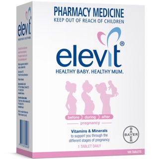 Vitamin tổng hợp Elevit bầu 100 viên [Date 11/2021]