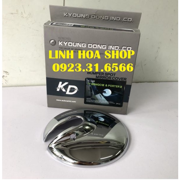 [HN] Ốp gương tròn Hyundai Porter 2, H100, H150, Ốp mạ xi gương cầu KIA K250, K200, Bonggo (Hàn Korea xịn)