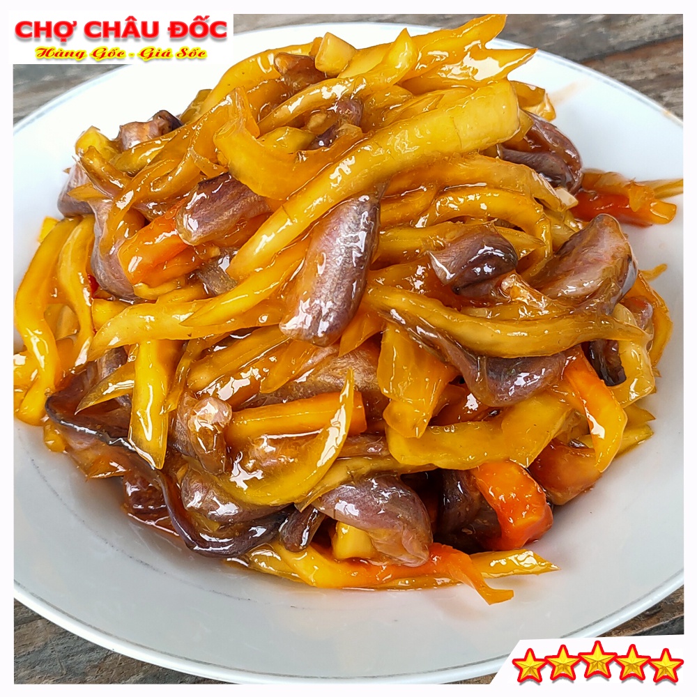 500gr Mắm Cá Chốt Trộn Đu Đủ Châu Đốc Loại Đặt Biệt Con Nhỏ Giòn Thơm Ngon Vừa Ăn