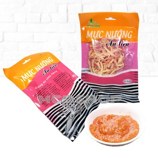 Mực hấp nước dừa - 45g - HUU GIA FOODS - Gói nhỏ tiện lợi.