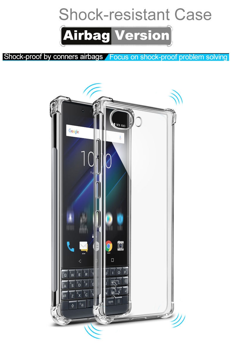 Ốp điện thoại TPU mềm đệm khí chống sốc cho BlackBerry PHONE DTK70 DTEK60 Mercury LE2 LE