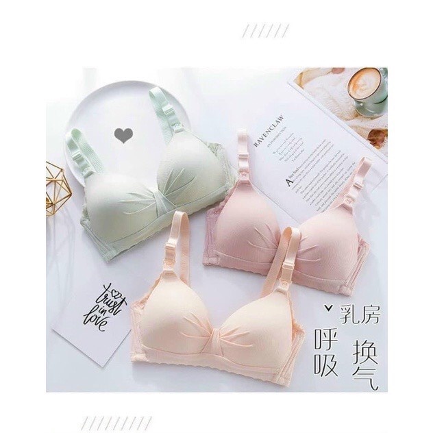 [Hàng cao cấp]Áo Lót Bầu bra nâng ngực chống chảy xệ AL 3385áo ngực bà bầu cho Con Bú tiện lợiĐồ lót bầu Nơ tăm loại 1