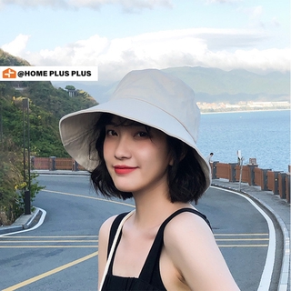 Nón Bucket Màu Trơn Thời Trang Đi Biển Mùa Hè Cho Nữ