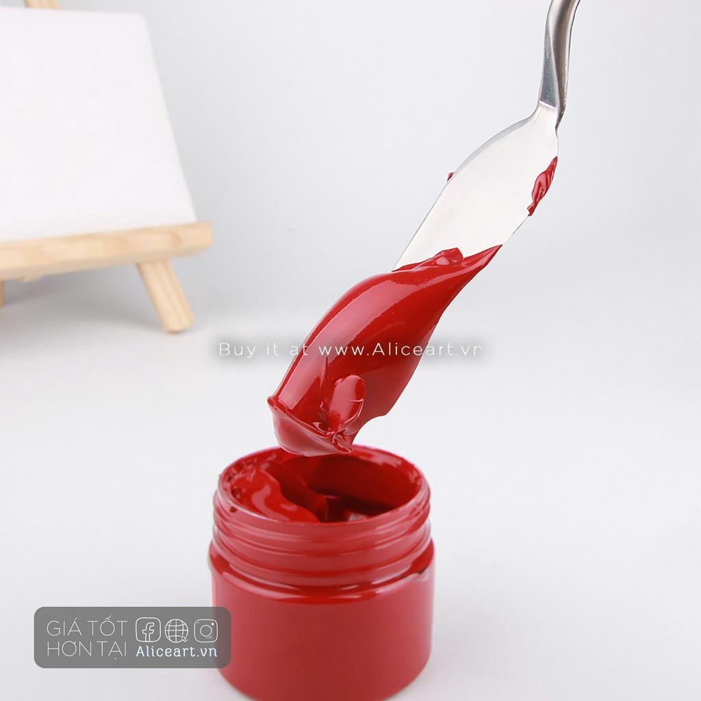 Bay cán nâu trộn màu acrylic, sơn dầu, màu bột đa năng
