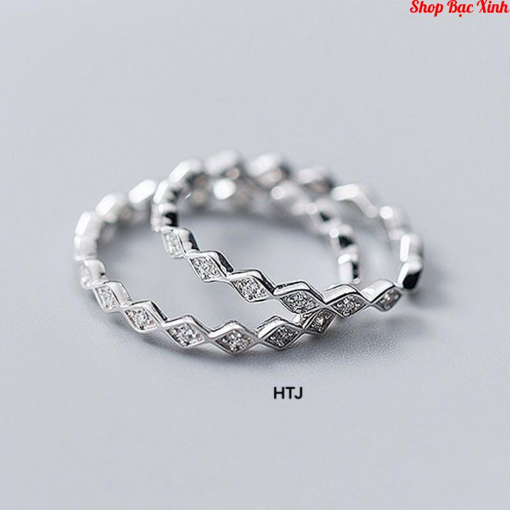 Nhẫn  nữ bạc , 💎nhẫn nữ đính đá💎