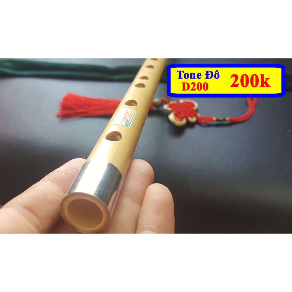Sáo Trúc Mão Mèo D200 Tone Đô Cho Người Mới Học Thổi