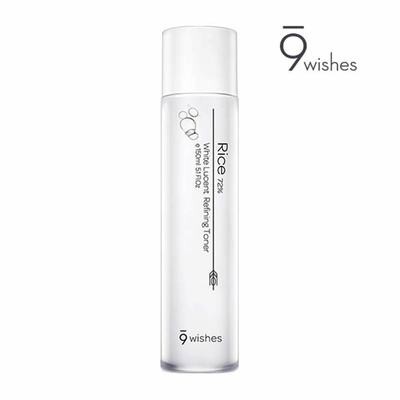 Nước hoa hồng 9 Wishes Rice 72% White Lucent Refining Toner 150ml