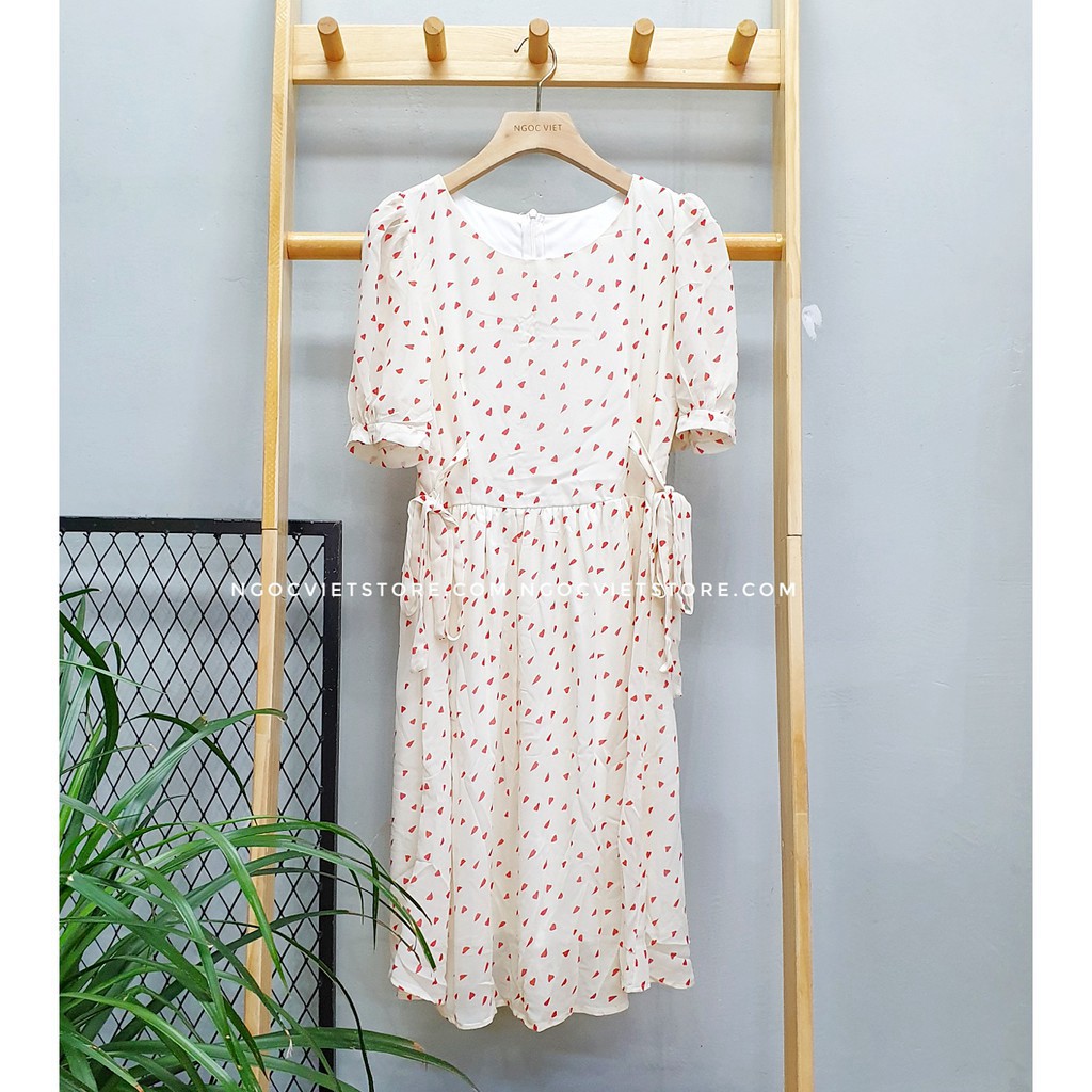 Đầm Babydoll Cột Nơ Hông SP028391 - SP028394 (hình thật) | BigBuy360 - bigbuy360.vn