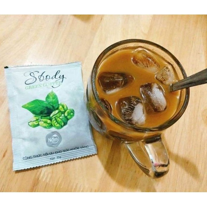 [1 gói uống thử] Cà phê Sbody Green coffee chính hãng