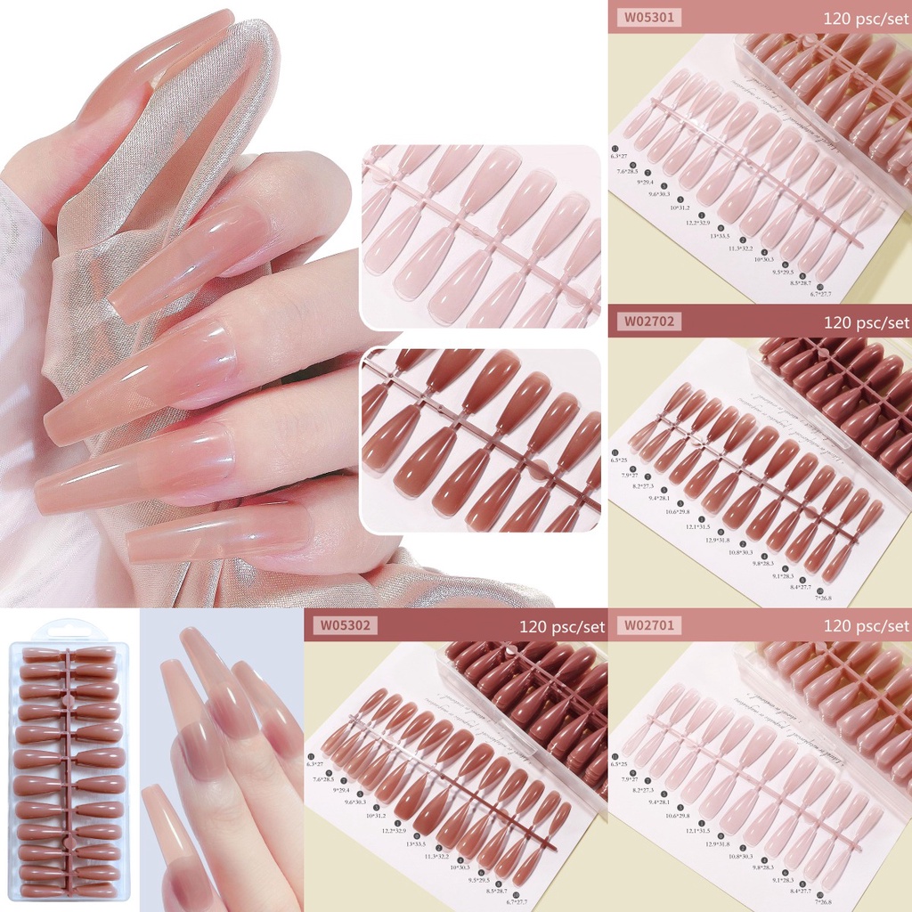 240 Móng giả Misscheering nhiều kích thước trang trí làm đẹp tiện lợi