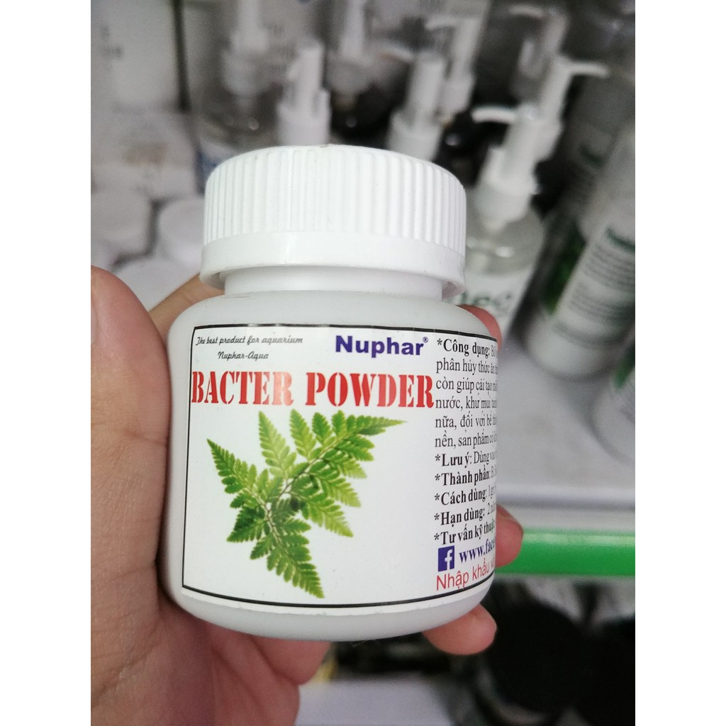 Vi sinh làm trong nước Nuphar Bacter Powder