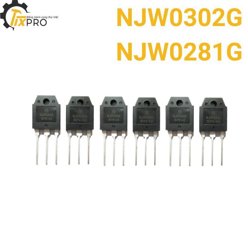 Cặp sò công suất âm thanh NJW0281G NJW0302G tháo máy