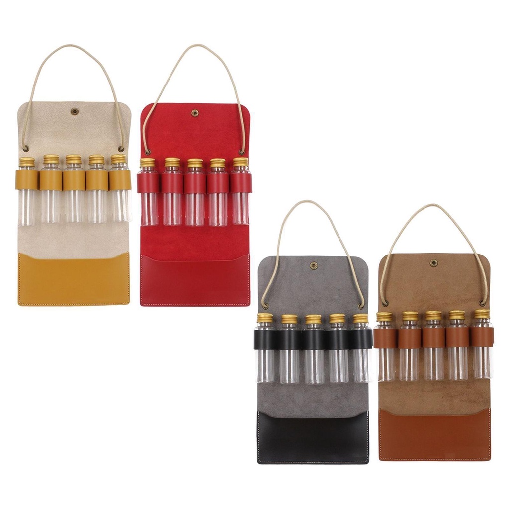 KUNHEV Bộ Túi Đựng Gia Vị Cắm Trại Tiện Dụng