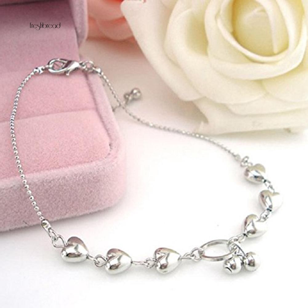 Lắc chân mặt trái tim thời trang nữ tính | BigBuy360 - bigbuy360.vn