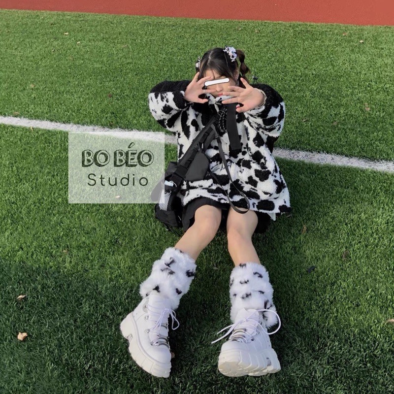 GIÀY L1128 WHITE GOTHIC ROCKY OXFORD SHOES - GIÀY ĐẾ CAO 6CM PHONG CÁCH