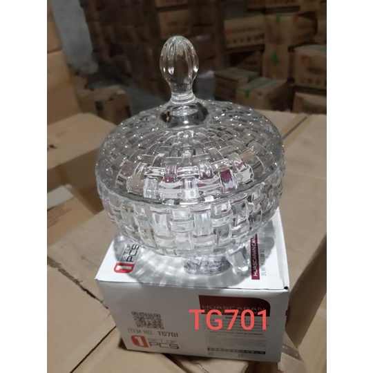 Thố thuỷ tinh đựng mứt, kẹo cao cấp