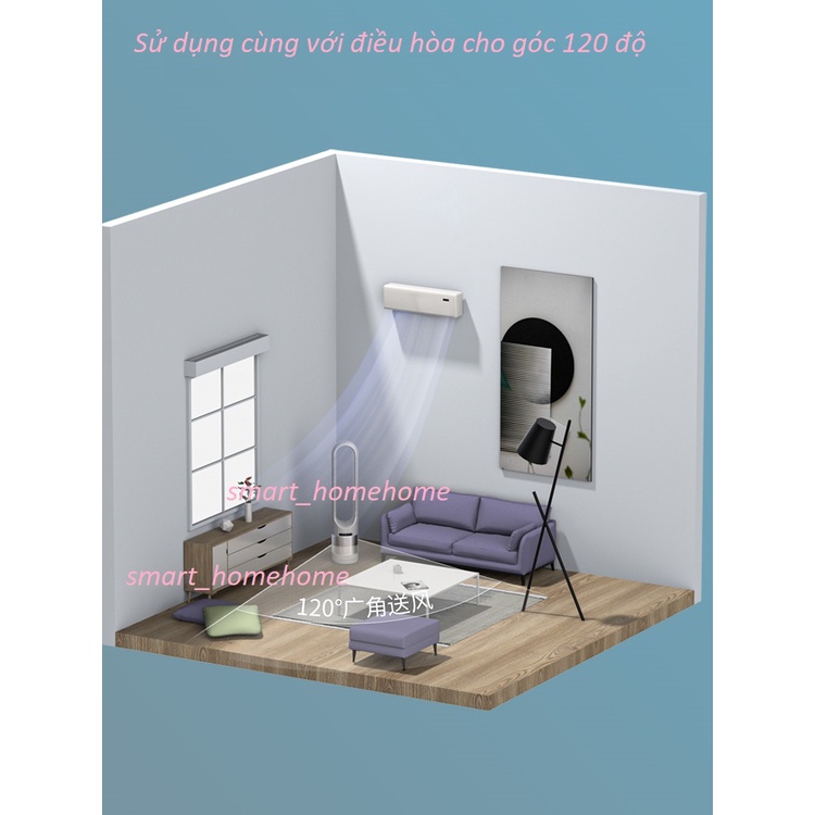 Quạt không cánh 2 chiều làm lạnh - sưởi ấm-lọc bụi mịn-hẹn giờ-8 tốc độ gió, an toàn tuyệt đối smart_homehome gd492