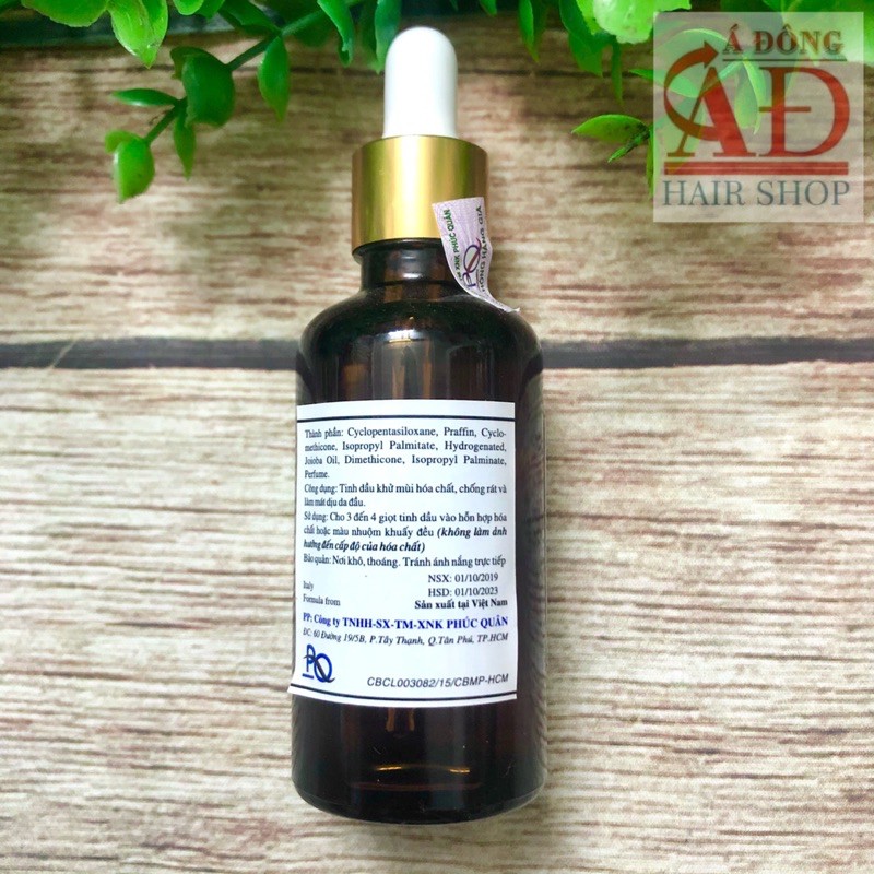 Tinh chất chống rát da đầu và khử mùi thuốc nhuộm tóc Algo Mint Oil hương bạc hà 50ml