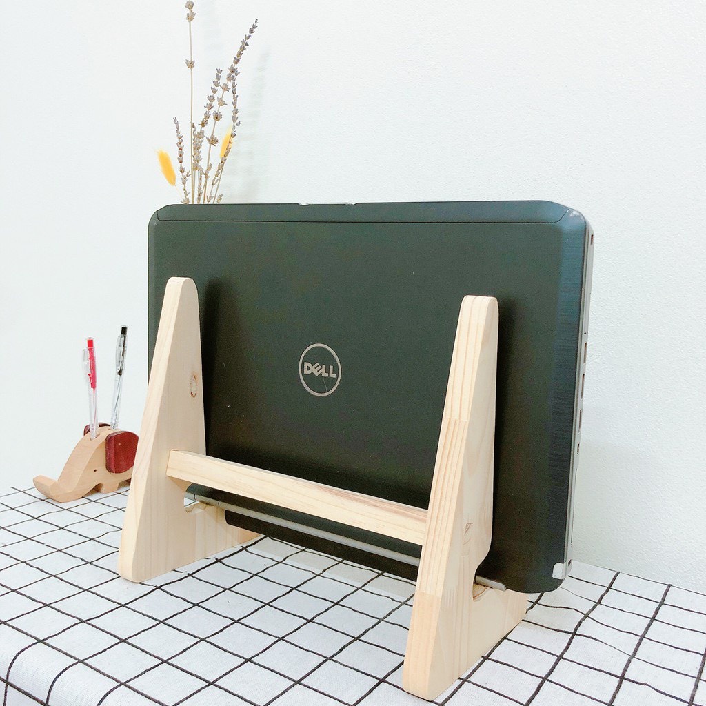 Kệ ,giá đỡ laptop và macbook tản nhiệt tự nhiên thông minh tiện lợi bằng gỗ cao cấp Minhome