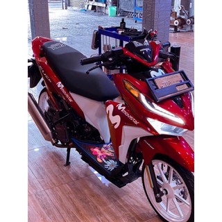 Tem rời Vario 150 Movistar dán xe đỏ