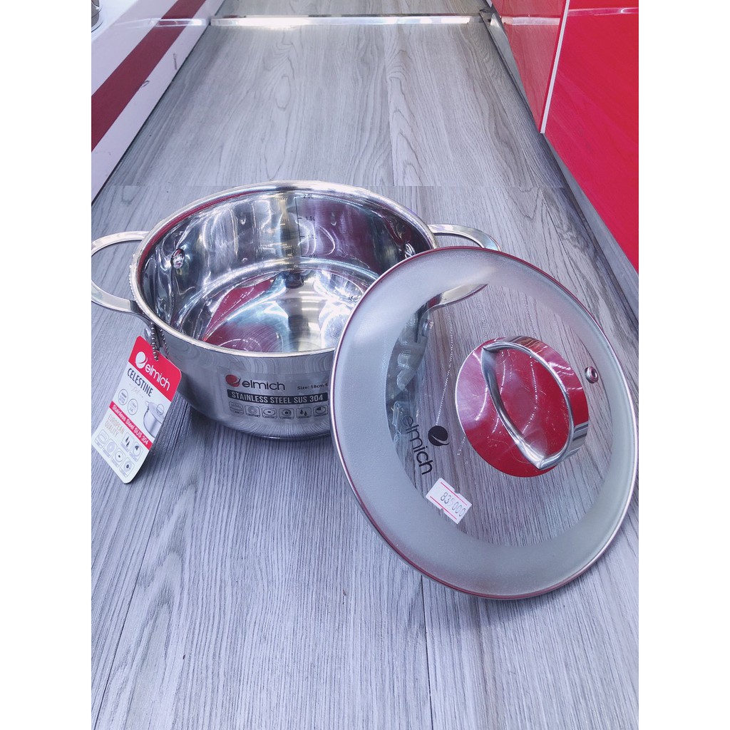 Xoong Elmich inox 304 CELESTINE 18cm EL-5275